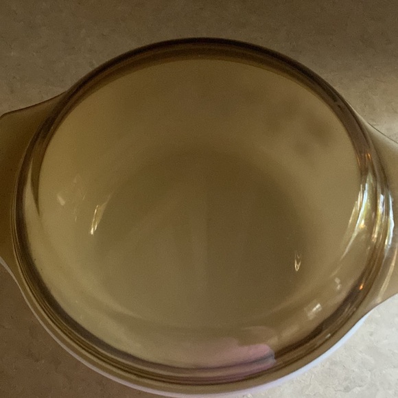 Pyrex 1970s Made in England Pyrex. Brown floral vine in white - Picture 3 of 11